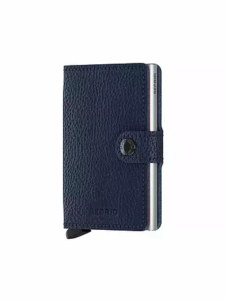 SECRID | Geldbörse - Miniwallet Vegetable Tanned Mini Navy/Silver | 